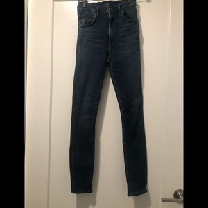 Citizens of Humanity Chrissy Uber high rise skinny jeans size 25.